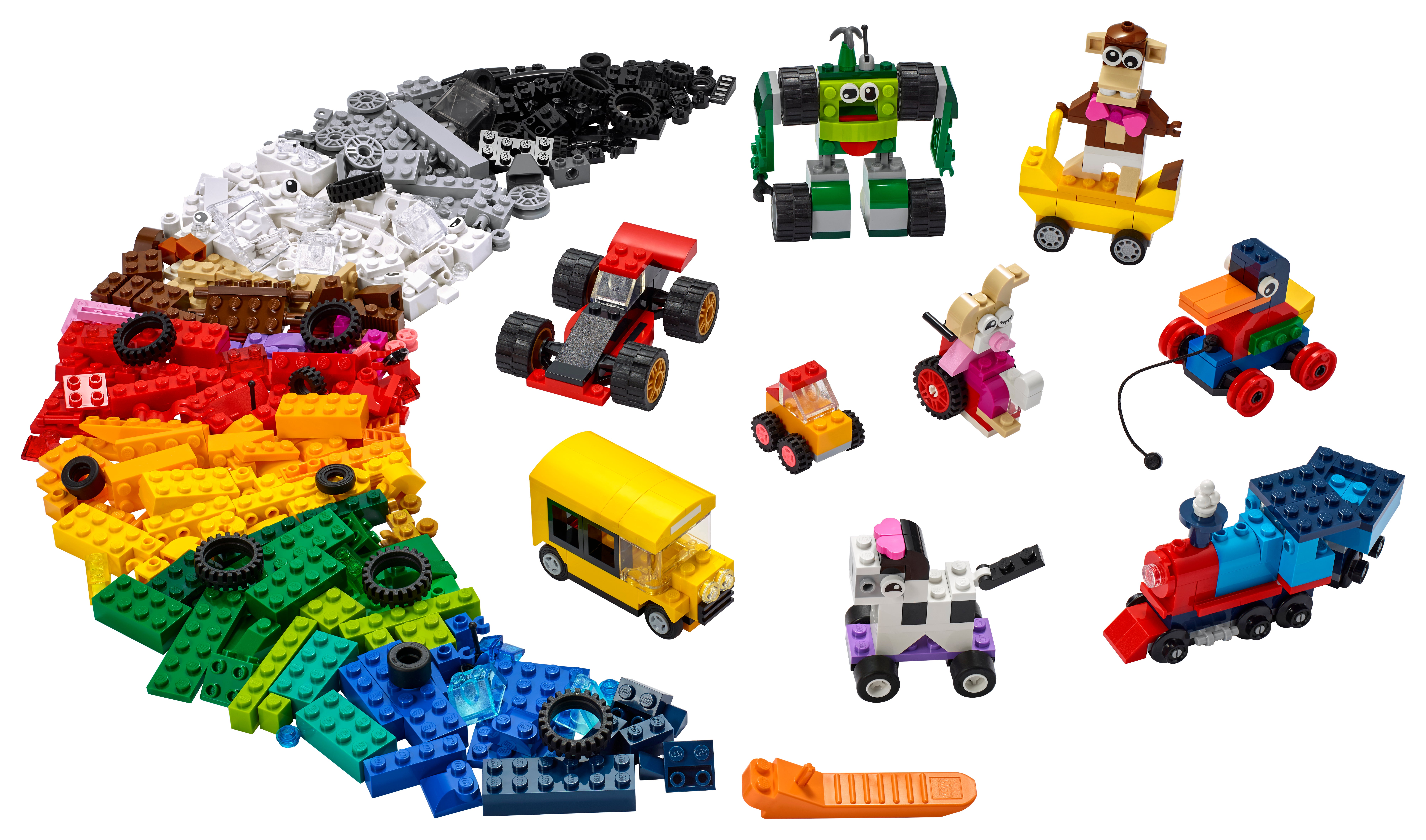 Nuevo Piezas De Lego-Paquete de 10 Ref:438 1x2 de 3004 Mediana turrón de ladrillo